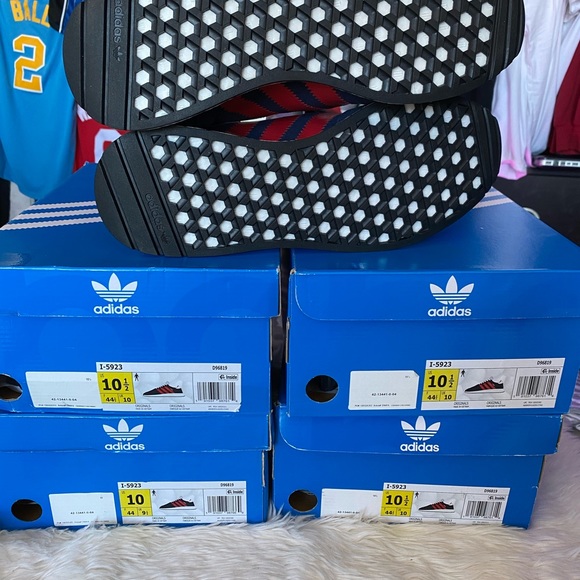 🆕 - Adidas - I5923 - Blue/Red/White - M 10/10.5 - Picture 7 of 8